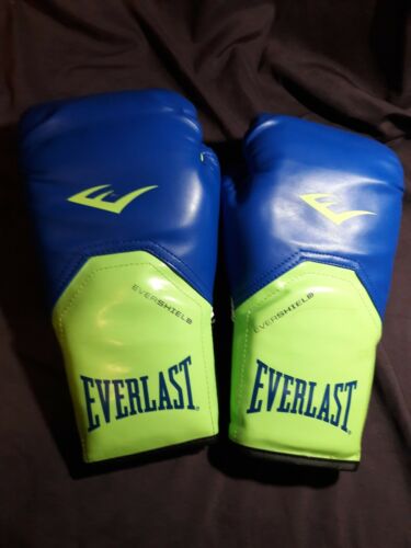 Everlast Pro Style Elite Evershield Training Gloves 12 oz. Purple & Yellow new
