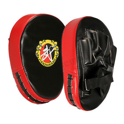 2 Pacs Pro Boxing Mitt Glove Hand Kick Target Thick Focus Punch Pad Training
