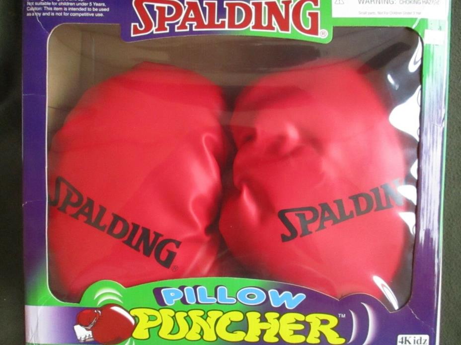 Spalding Pillow Puncher Adult Kids Red Toy Boxing Gloves