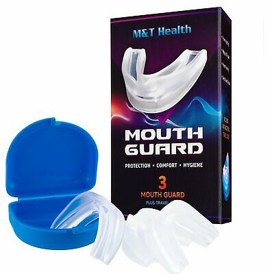 MT Mouth Guard for Adult & Youth Set of 3 & Travel Case