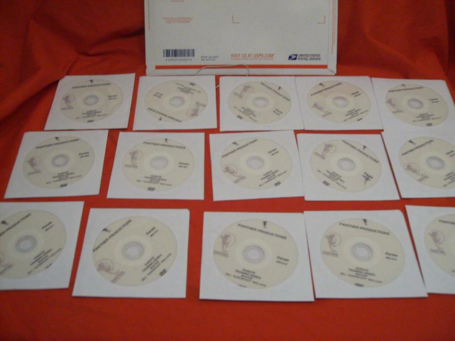 Karate Training series Master Bill Superfoot Wallace 15 DVD set