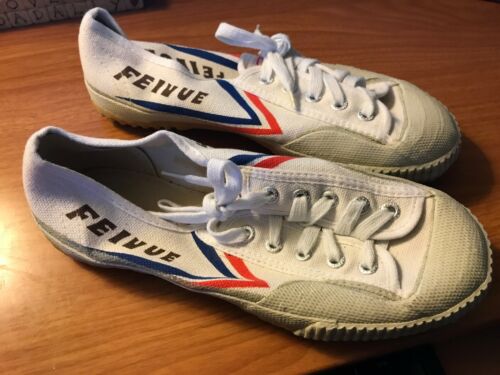 Feivue Feiyue Martial Arts Sneakers Shoes White Size 10 or 42 Parkour