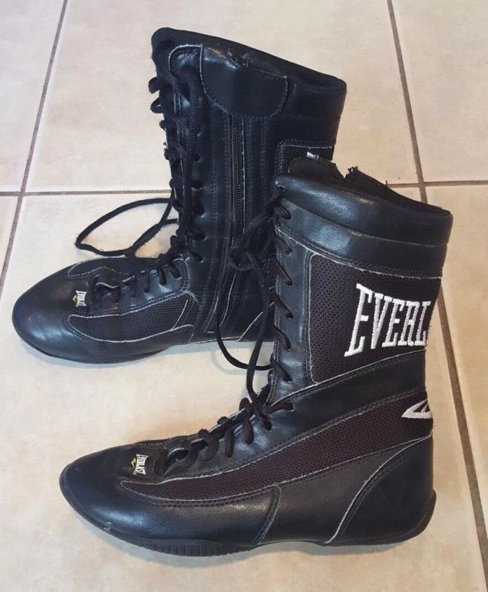 EVERLAST HIGH TOP BOXING SHOES- UNISEX MENS 6.5, WOMENS 8.5 - MODEL 9010