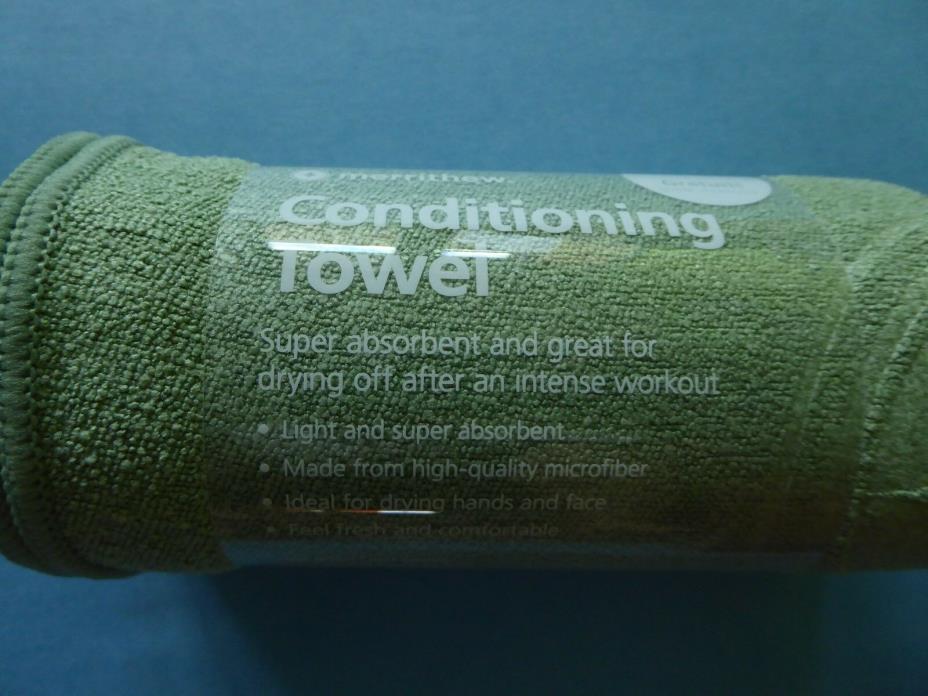 Merrithew Yoga Conditioning Towel 44 in W x 12 in L Sage Green Super Absorvent