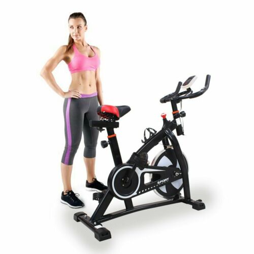 Stationary Exercise Cycling Bicycle Trainer Bike WITH Bottle Holder +Flywheel RE