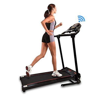 Smart Digital Folding Exercise Machine - Electric Motorized Treadmill with App &