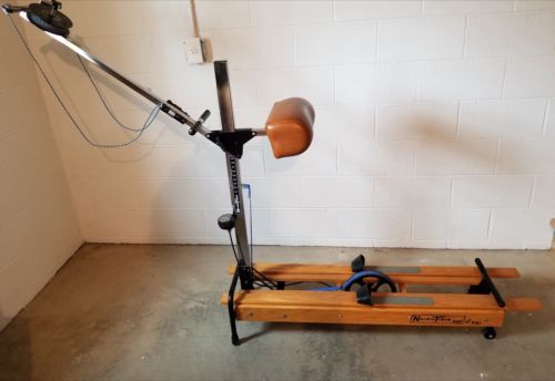 NordicTrack 505 Ski Machine Exercise Fitness Vtg Nordic Track Wooden with Meter
