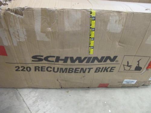 SCHWINN 220 RECUMBENT BIKE BIODYNE BIOCONNECT EXERCISE FITNESS BICYCLE MSRP $499