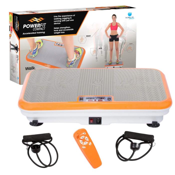 New Womens Power Fit Platform Fitness Plate Full Body Workout Machine - Exercise