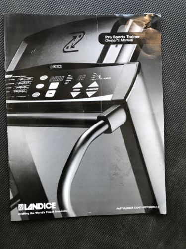 Landice L7 Pro Sports Trainer  Treadmill