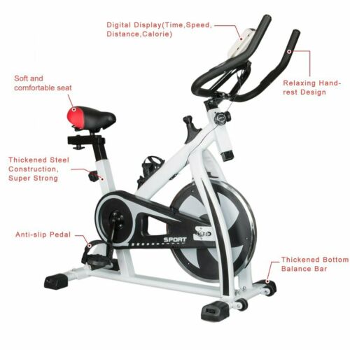 Bicycle Cycling Fitness Gym Exercise Stationary Bike Cardio Workout US Stock WO