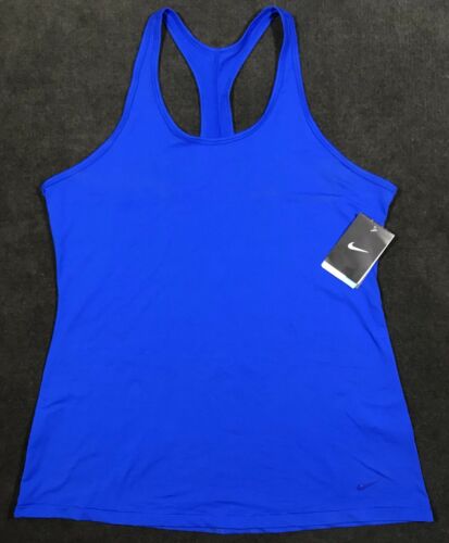 New With Tag Nike Women's Dri Fit Tank Top Blue Size XL