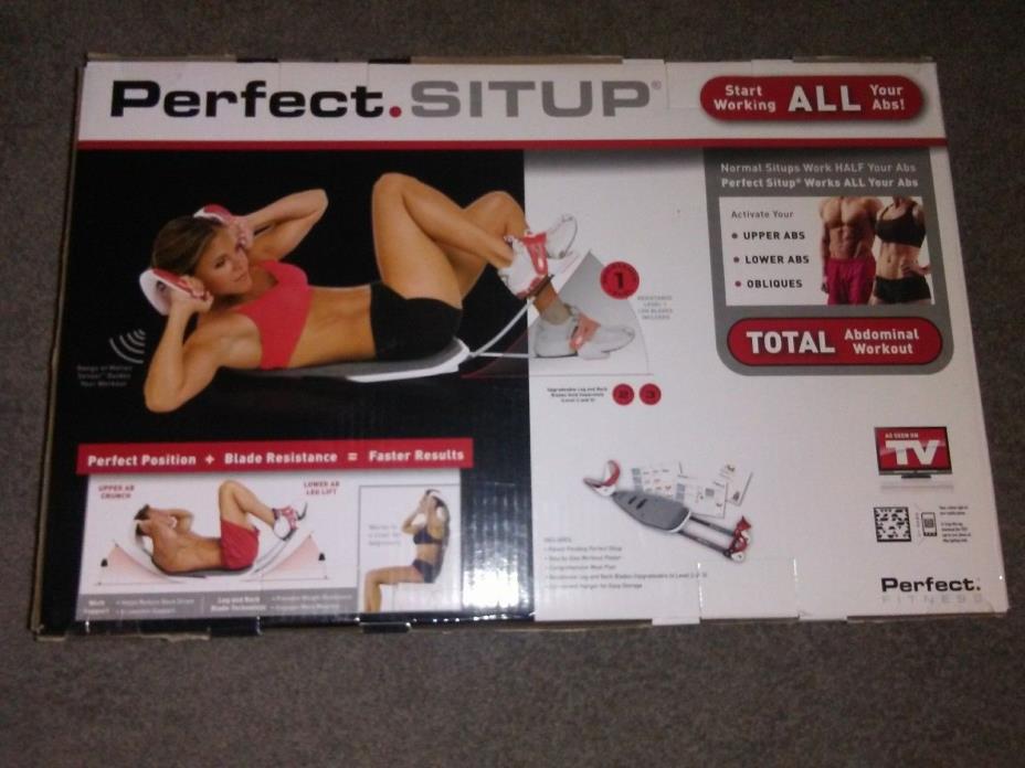 NEW PERFECT SIT-UP  Abdominal Fitness Exercise -Abs, Core Muscle- Adjustable