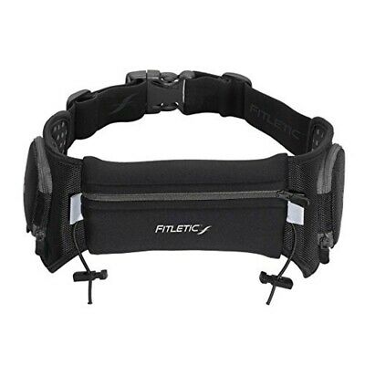 Fitletic Quench Retractable Hydration Belt - Black - Large/X-Large