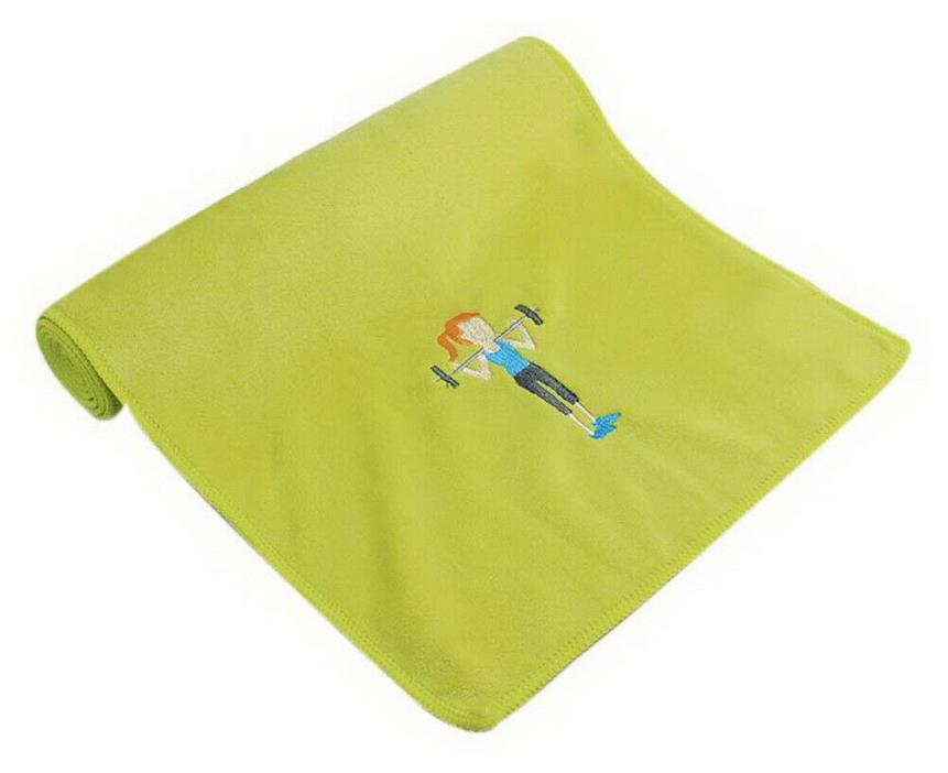Sports Towel Fitness Running Sweat Towel Quick-drying Couple Towels, Grass Green