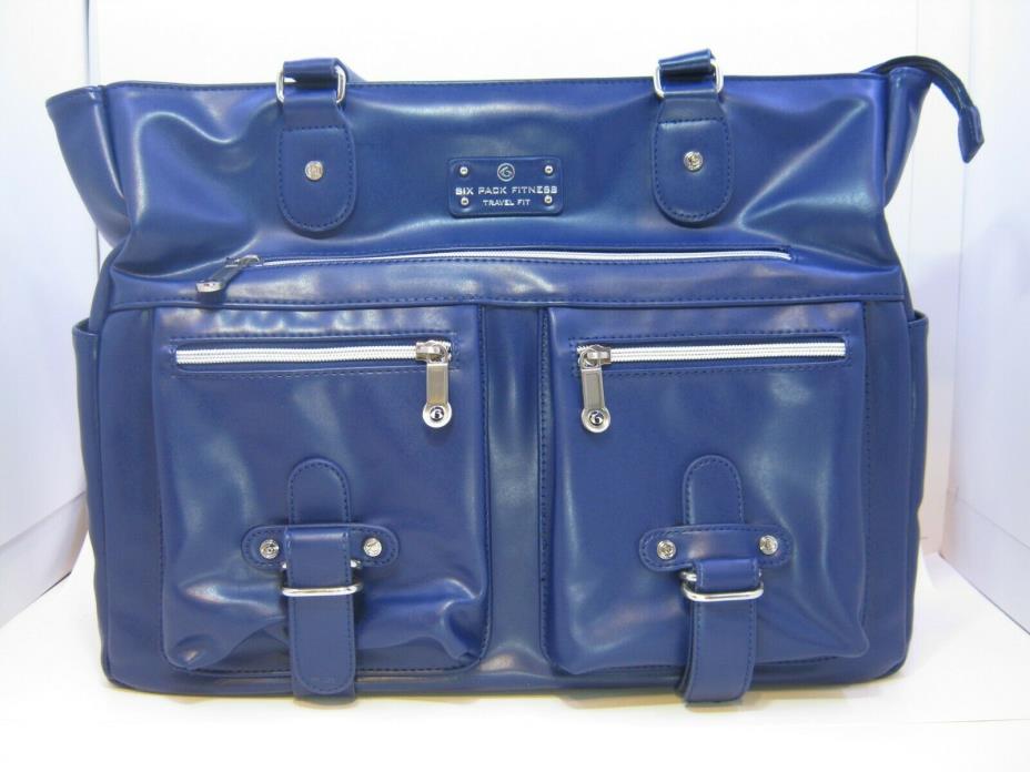 Six Pack Fitness Renee Travel Fit Meal Prep Blue Laptop Tote Bag Workout Gym
