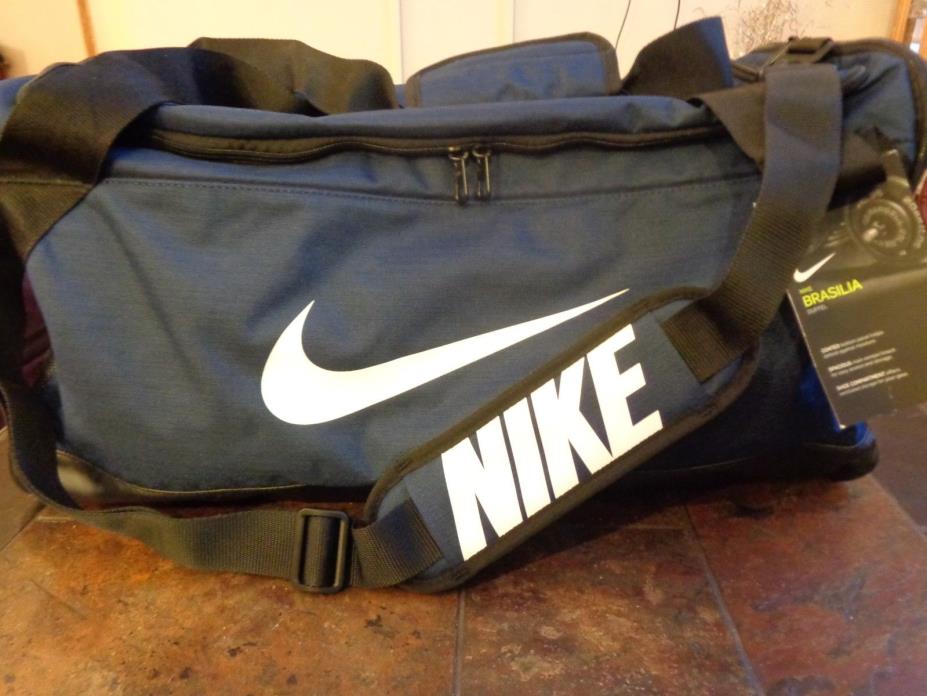 Nike Brasilia Training Duffel Bag (Large) Navy Blue