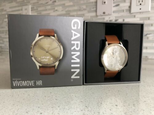 NEW Garmin Vivomove HR Premium (Gold) Small/Medium Hybrid Smartwatch