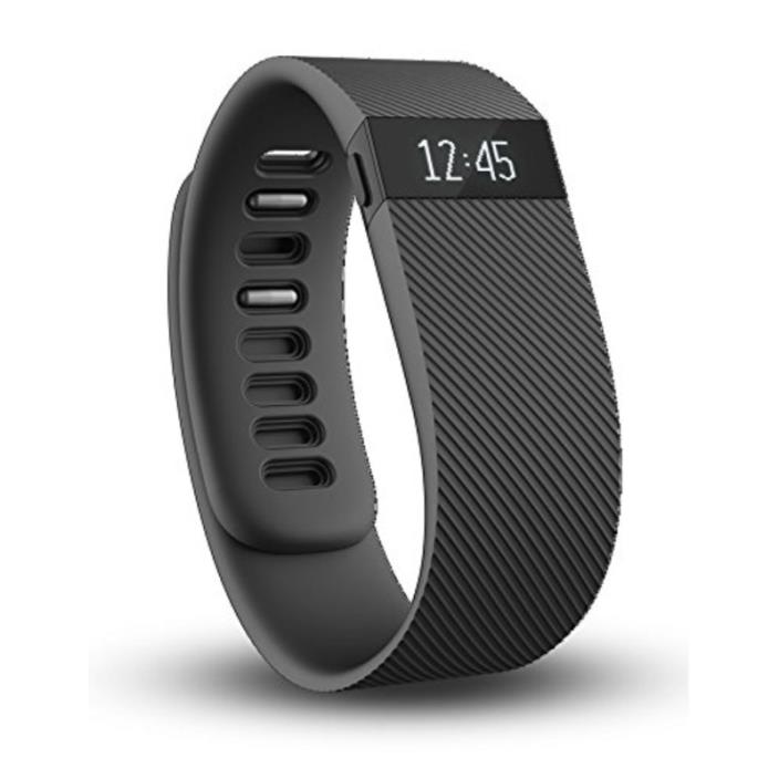 Fitbit Charge Wireless Activity Wristband, Black, Small