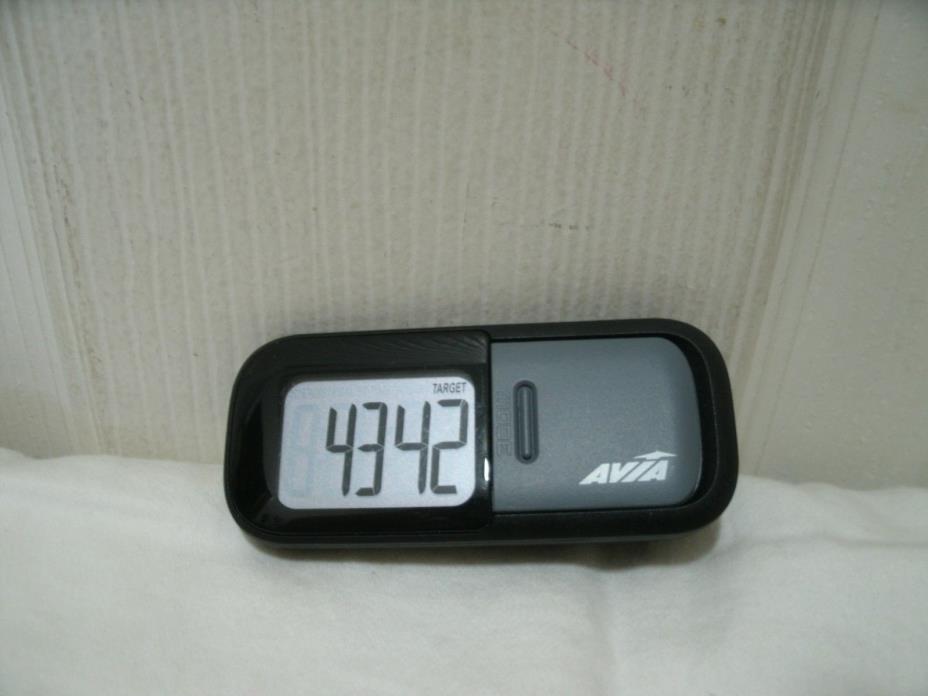 Avia clip-on fitness and activity tracker. Multiple functions. See description..