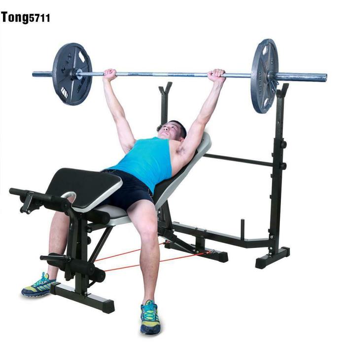 Professional Olympic Weight Bench Arms Height Adjustable#Foldable Design