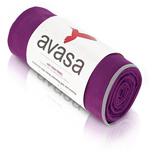 Avasa Bikram Hot Yoga Towel - Standard Mat Size 24 X 72