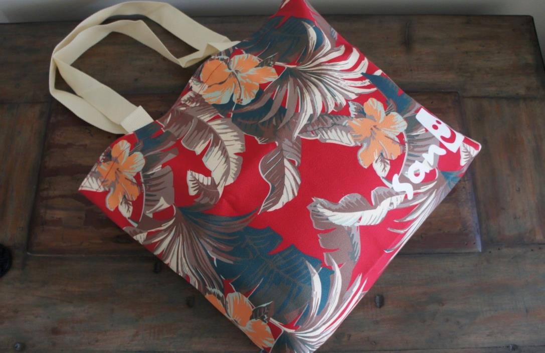 Sanuk Yoga/Beach/Shop Tote, perfect size, beautiful floral design New in bag