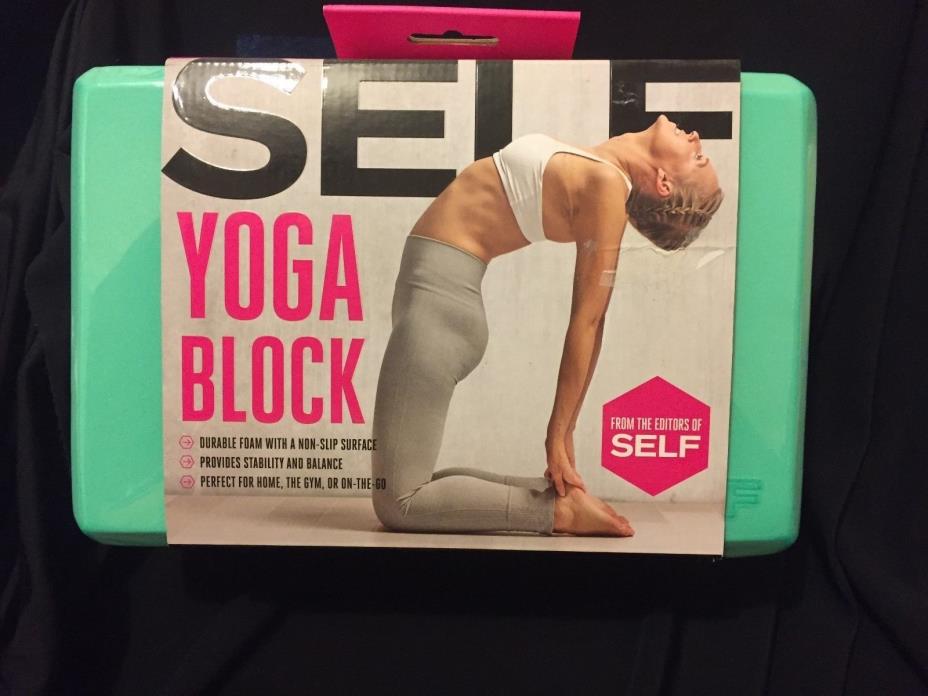 New***SELF Yoga Block - Mint/Pink ***FREE SHIPPING!!