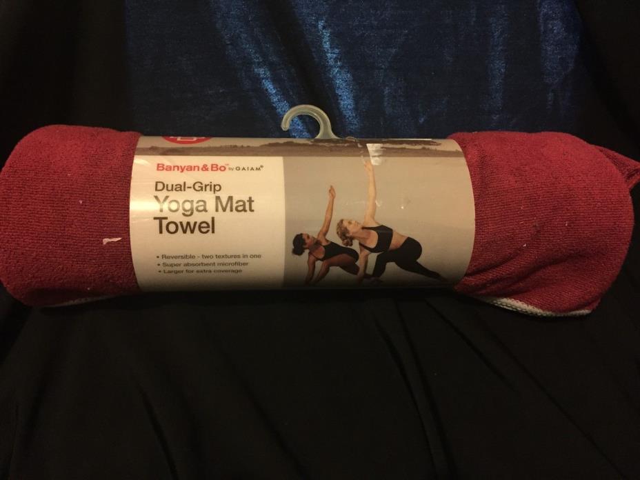 BANYAN & BO By Gaiam Dual-Grip Yoga Mat Towel 26