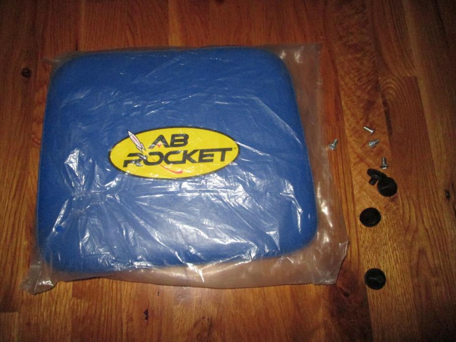 Ab Rocket Blue Replacement Padded Seat W Screws & Rubber Supports