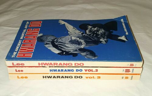 Set of 3 The Ancient Martial Art Of Hwarang Do Volumes 1-3 1 2 3 Joo Bang Lee