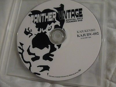 panther vintage martial arts dvd Training KAJUKENBO KAJUDV-002 11/16/2007 MX