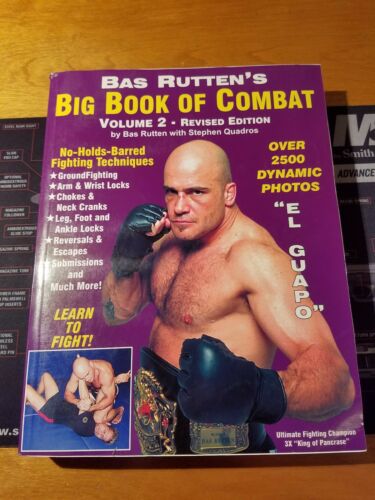 Bas Rutten's Big Book Of Combat Volume 2 Rare Classic