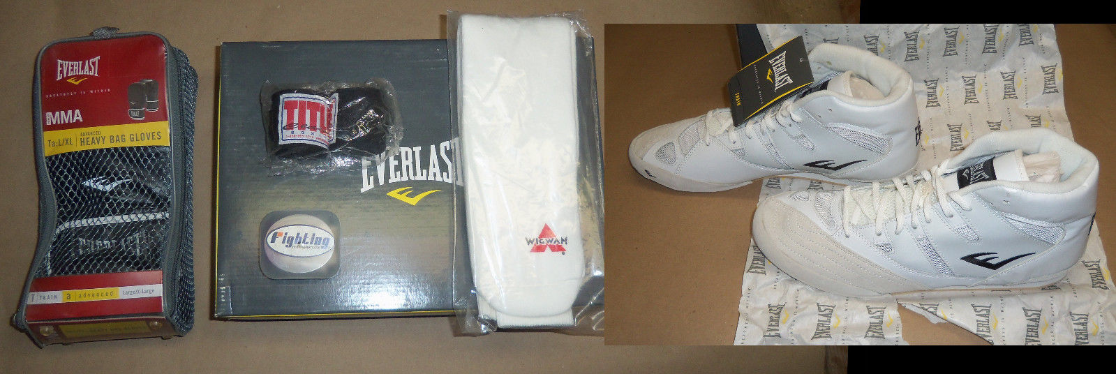 =NEW= Everlast Boxing Training Shoes model 8000 Size 11.5, Gloves, Wraps, etc.