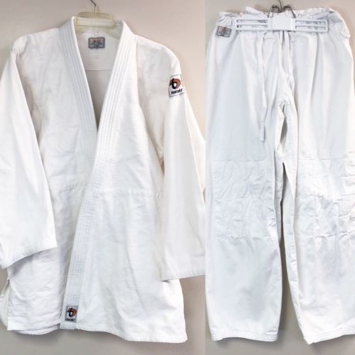 Toraki 180 cm Judo Gi FITS 190-220 Lbs 5’10”- 6’1” White Judo Uniform SPOTS