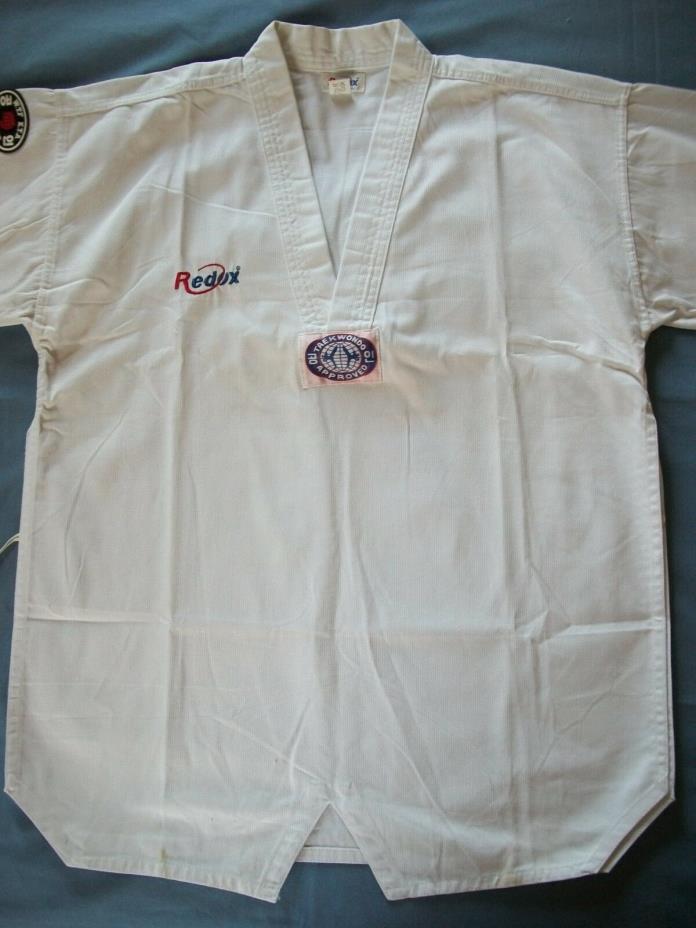 Redox White Taekwondo Academy Uniform TOP Size 4 (170) *NEW*