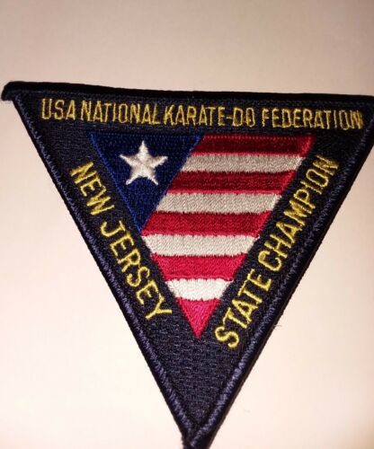 USA National Karate-do Federation NJ Champion Patch  MARTIAL ARTS / MA / KARATE