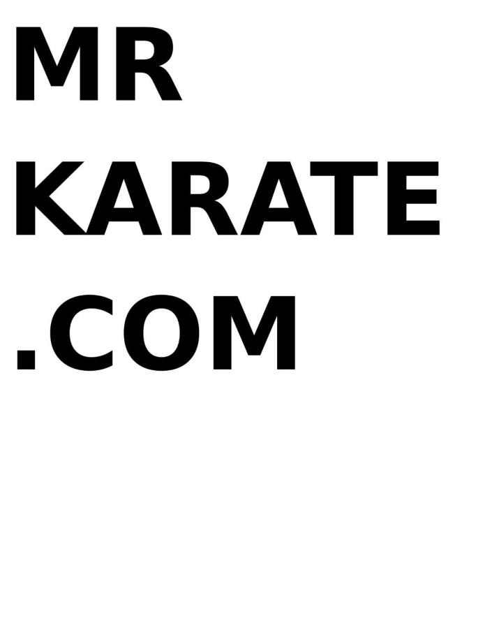 Mr Karate .COM OBO Domain Name For Sale Great 4 Business!   MrKarate.com