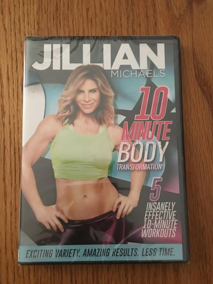FACTORY SEALED JILLIAN MICHAELS EXTREME SHED & SHRED 2 45 MINUTE WORKOUTS DVD