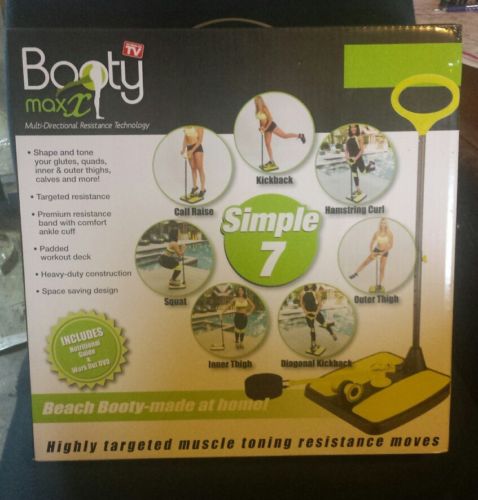 Booty Max Home Workout Resistance Band Training for Making Toned Bodies SHIPFREE
