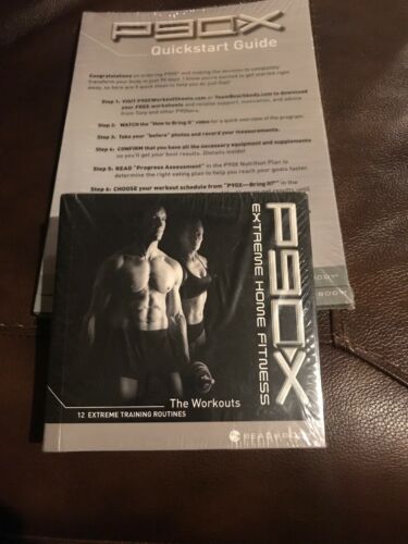 P90X EXTREME HOME FITNESS The Workouts 12 DVD Set with Booklets