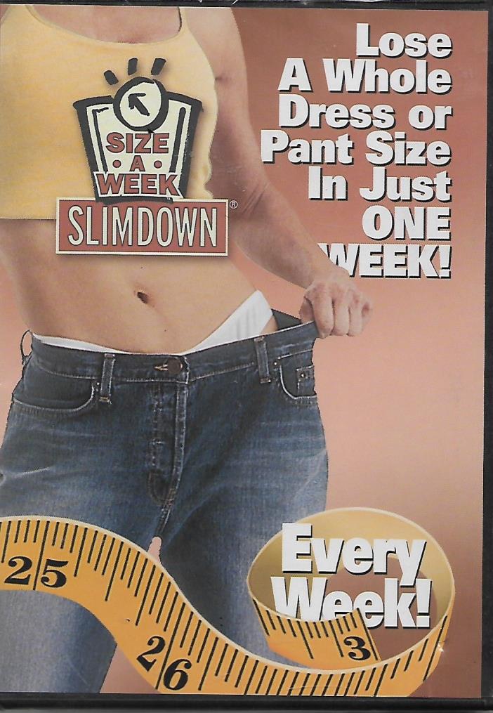 Size A Week Slimdown (DVD, 2002, Promida) Brand New & Ships FREE!