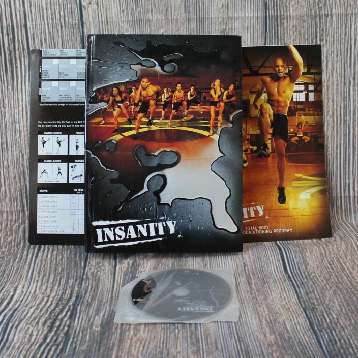 Insanity by BeachBody 60 Day Workout 10-Disc DVD Set In Box, 3 Bonus DVDs