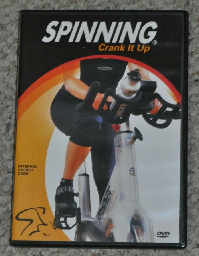 Josh Taylor SPINNING Crank It Up DVD - Cardio Exercise Fitness Training Cycling