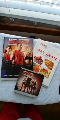 LESMILLS PUMP 10 DVD SET, INCLUDING NUTRITION GUIDE & FITNESS BOOK