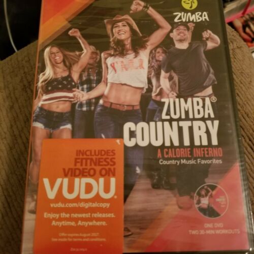 Zumba Country Dance Fitness Music Workout Exercise Videos D0D00313 DVD NEW