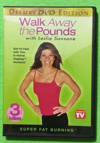 WALK AWAY THE POUNDS DVD - LESLIE SANSONE, 1 WORKOUT 3 MILES