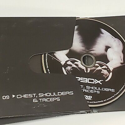 P90X Disc #9 Chest, Shoulders & Triceps - Genuine Beachbody Replacement DVD