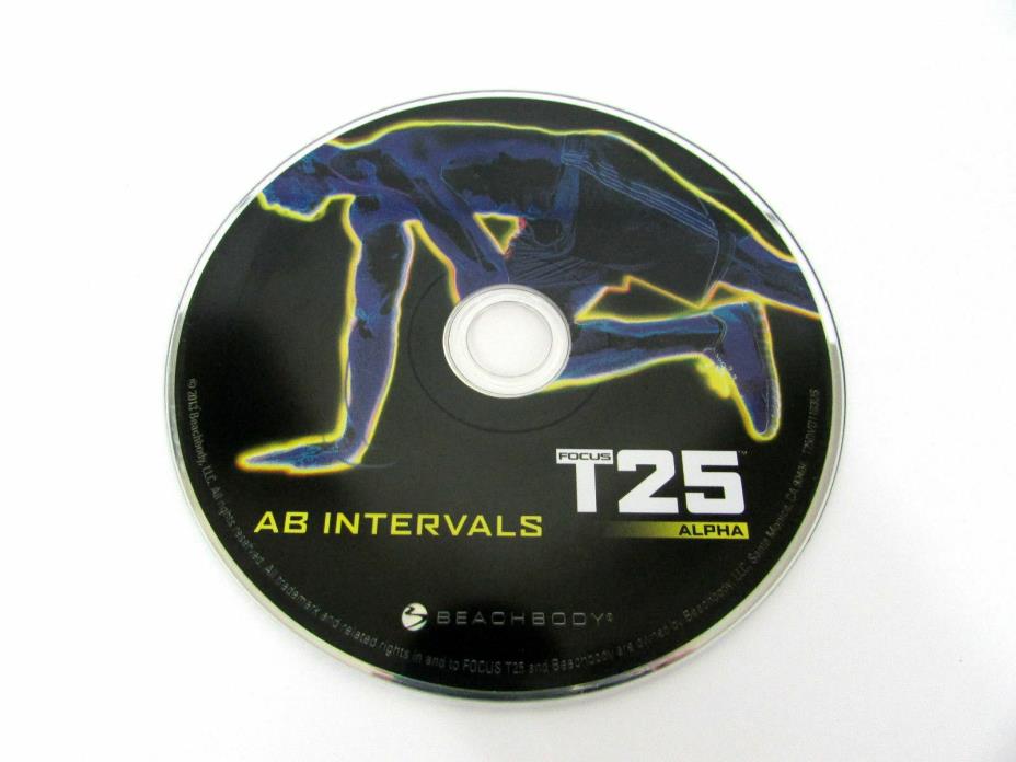 Focus T25 Ab Intervals - Replacement DVD - Beachbody - Shaun T Workout