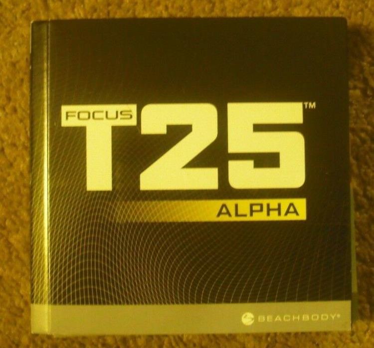 Focus T25 Get It Done DVD Workout Set Alpha and Beta missing one disk
